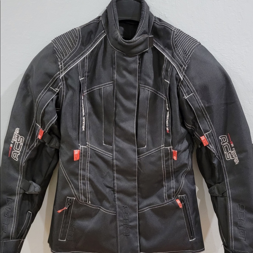 Black Seduci motorcycle jacket